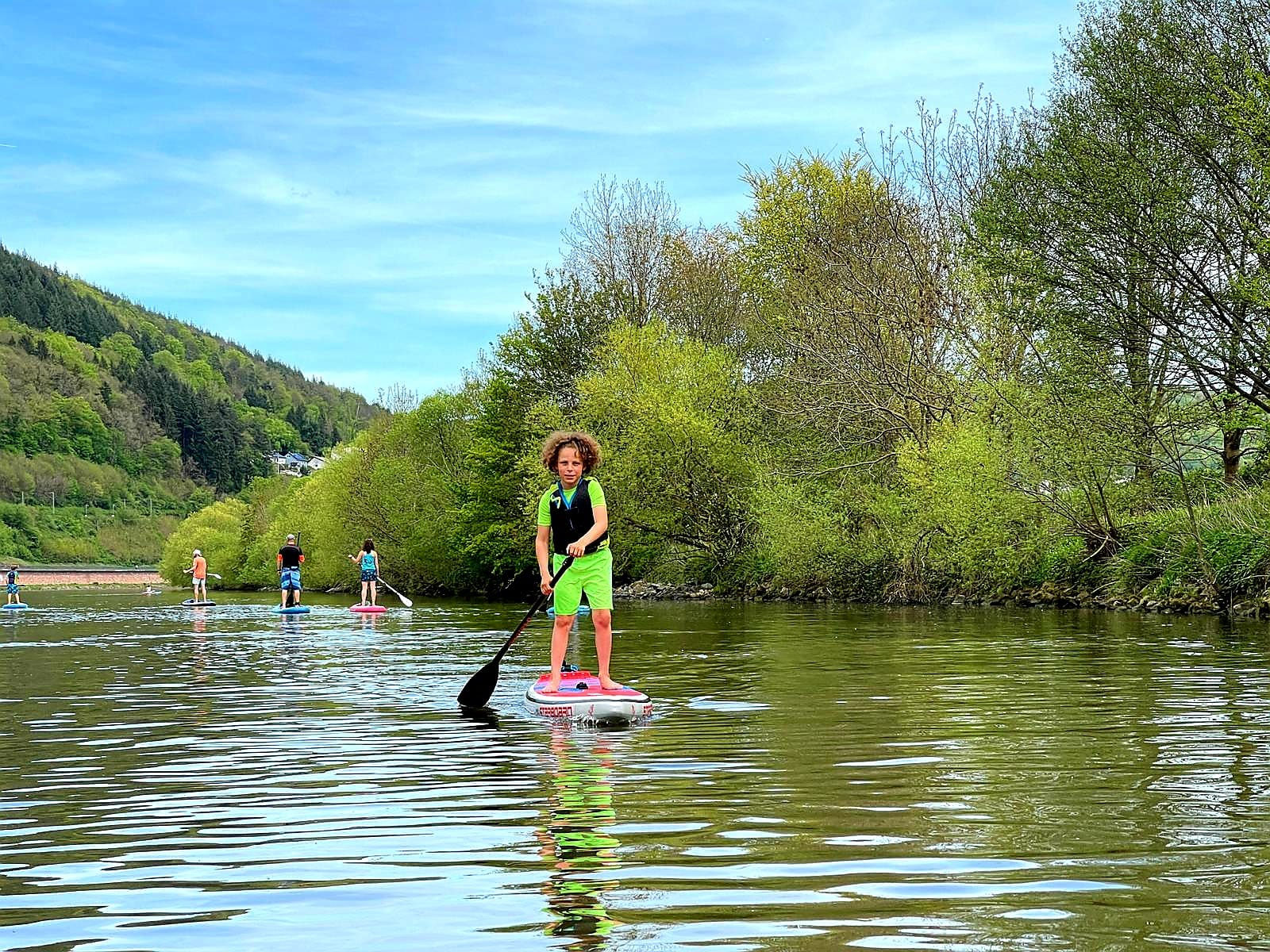 Kinder SUP Training SUP Neckar, Stand Up Paddling, SUP Kurse, SUP