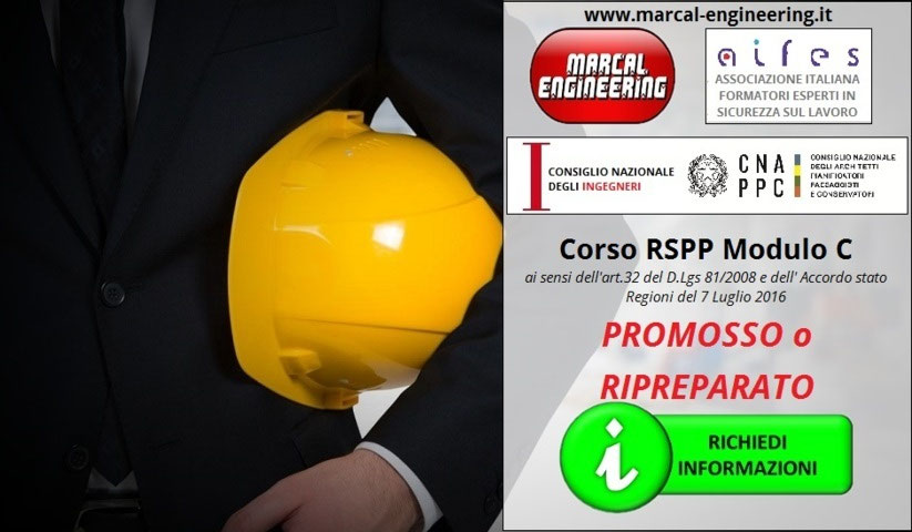 Corso RSPP Modulo C - Corsi di formazione professionali e ...