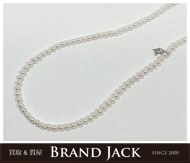 ミキモト ベビーパール ネックレス SV金具 Mチャームを高額買取 ミキモト ベビーパール ネックレス SV金具 Mチャームを高額買取
