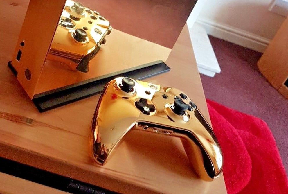 gold xbox controller for sale Xbox one s controller gold sparkle | the game and video store.