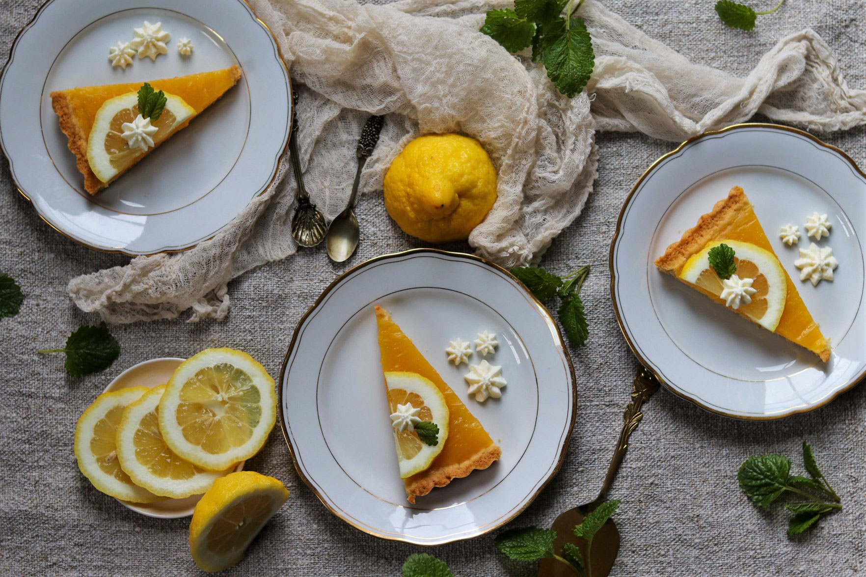 Zitronentarte - food-stories/ein vegetarischer Foodblog
