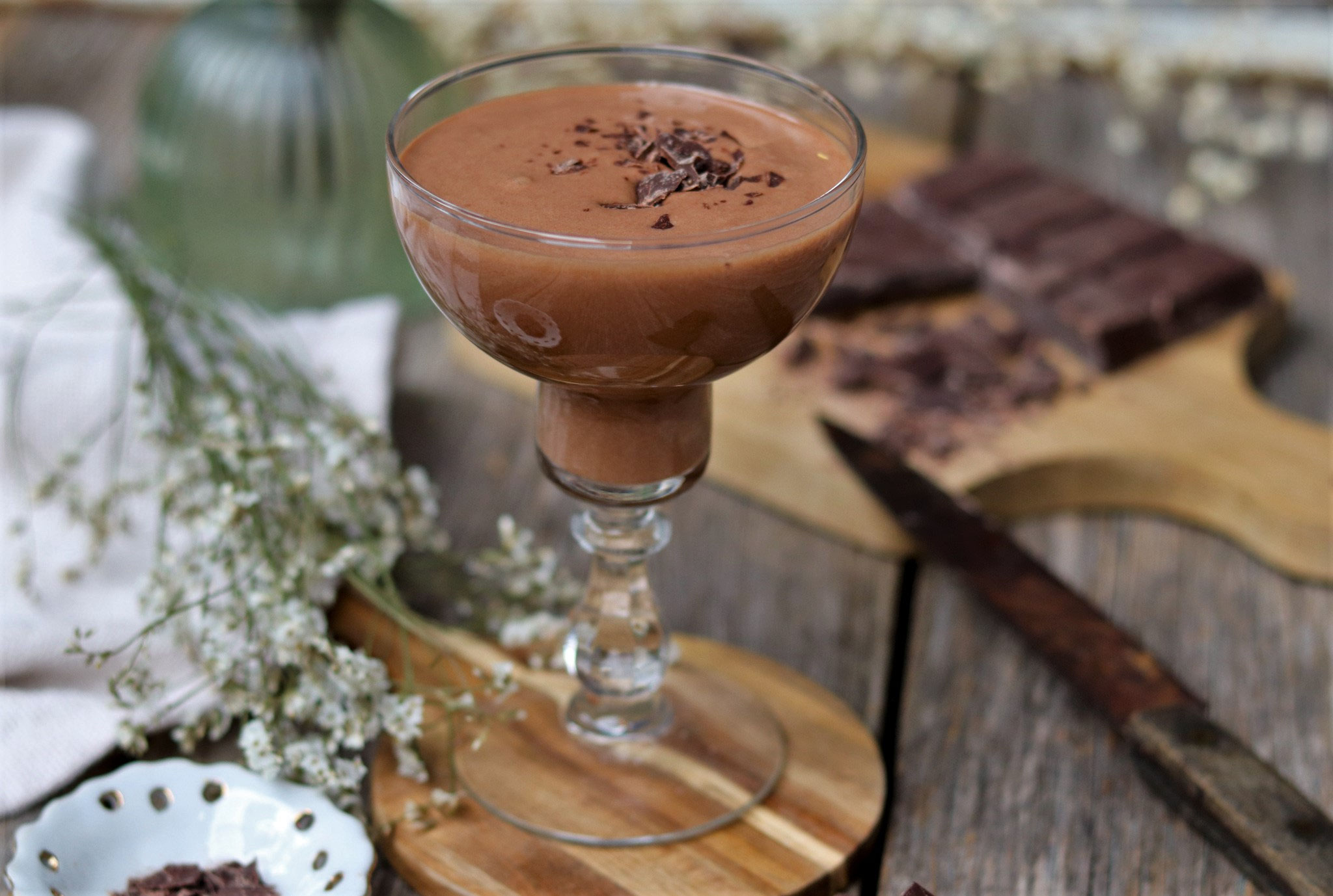 schnelle Schokomousse - food-stories/ein vegetarischer Foodblog