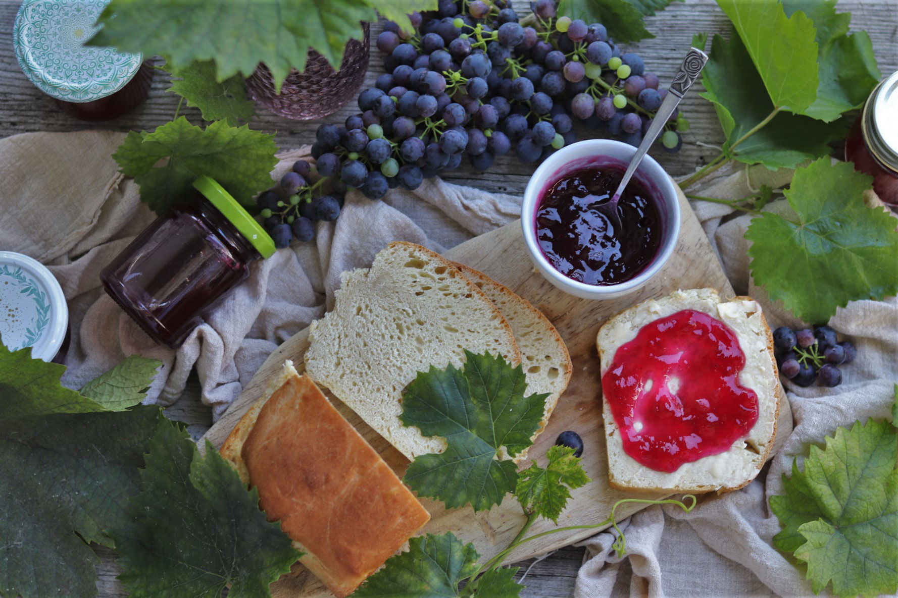 rotes Traubengelee - food-stories/ein vegetarischer Foodblog