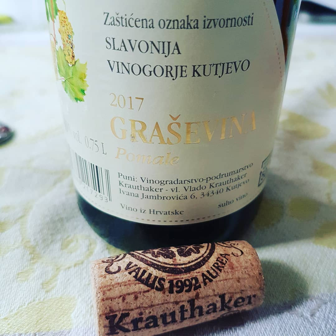 Krauthaker Graševina Welschriesling aus Slawonien Kroatische Weine