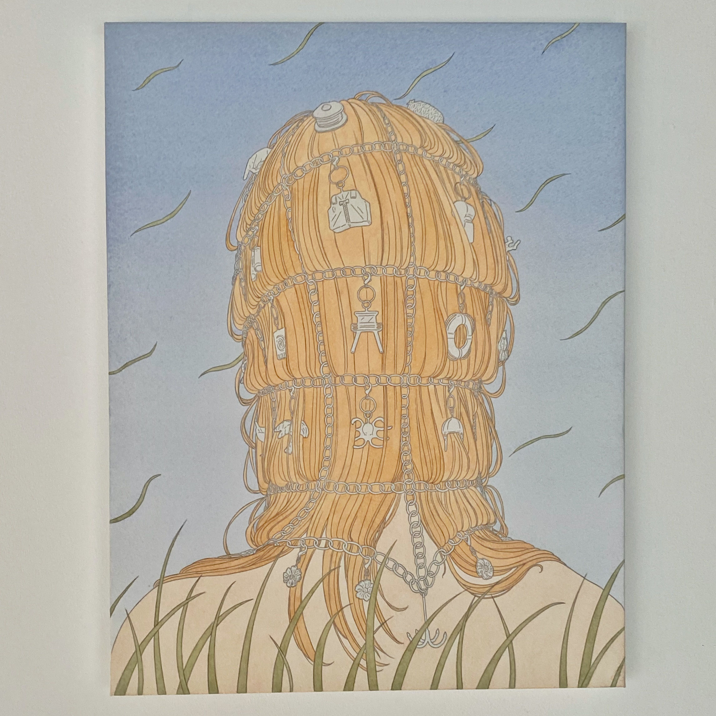 絵画　タイトル「無個性」 71df4ea46094253f369b914012f1b8