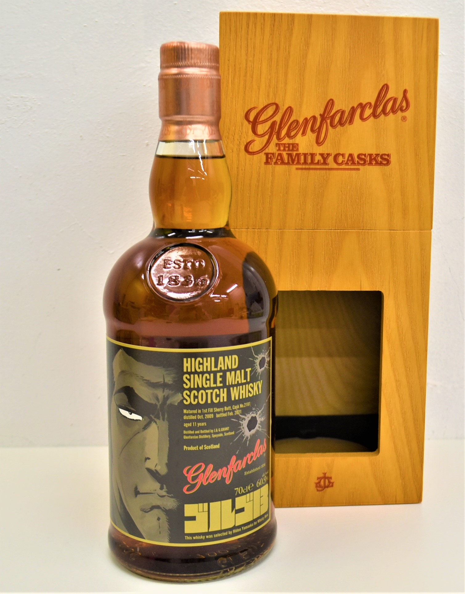 ゴルゴ13 グレンファークラス2009 ゴルゴ13・ラベル グレンファークラス2009