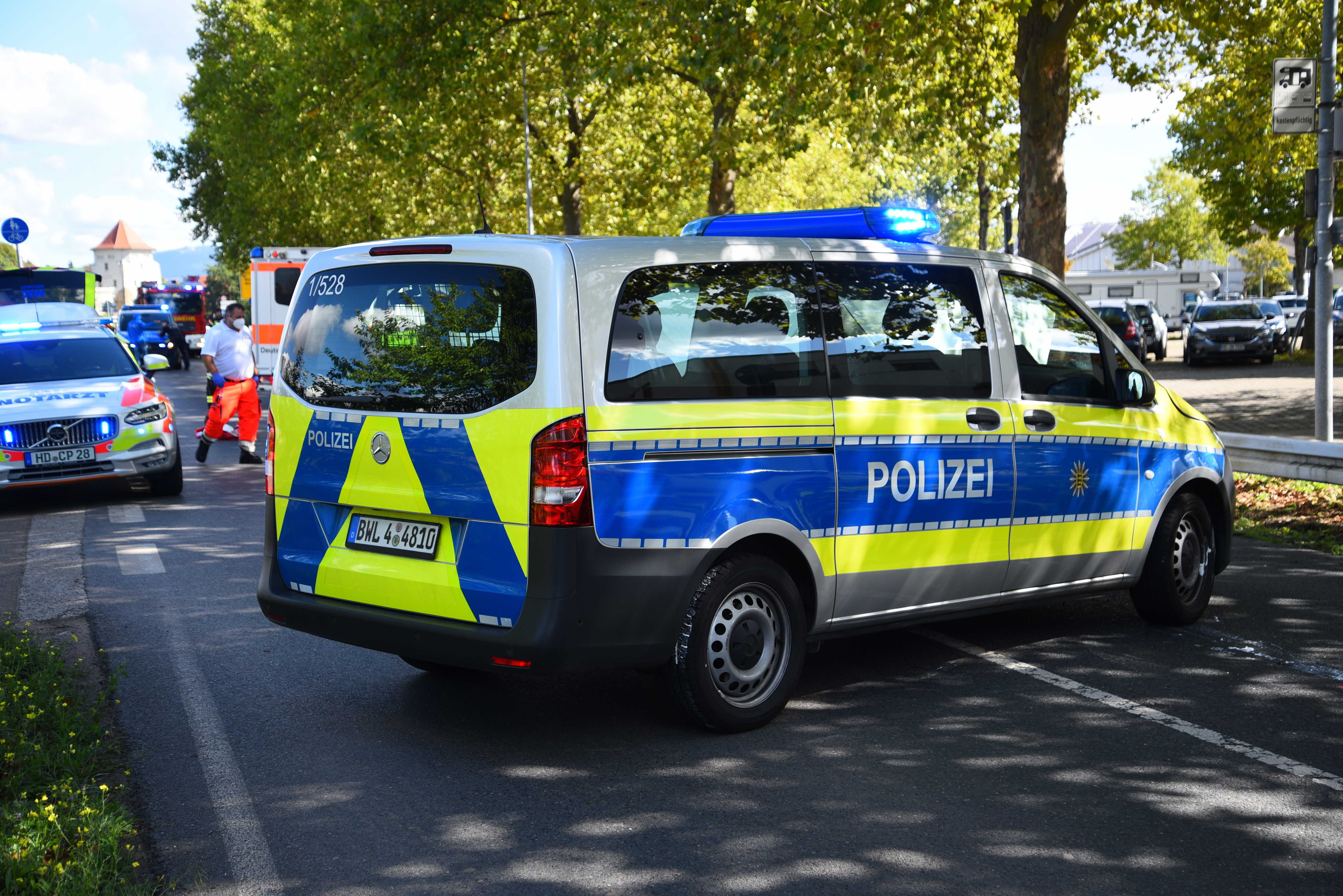 Tödlicher Unfall mit Polizeifahrzeug in Schwetzingen PRVideo