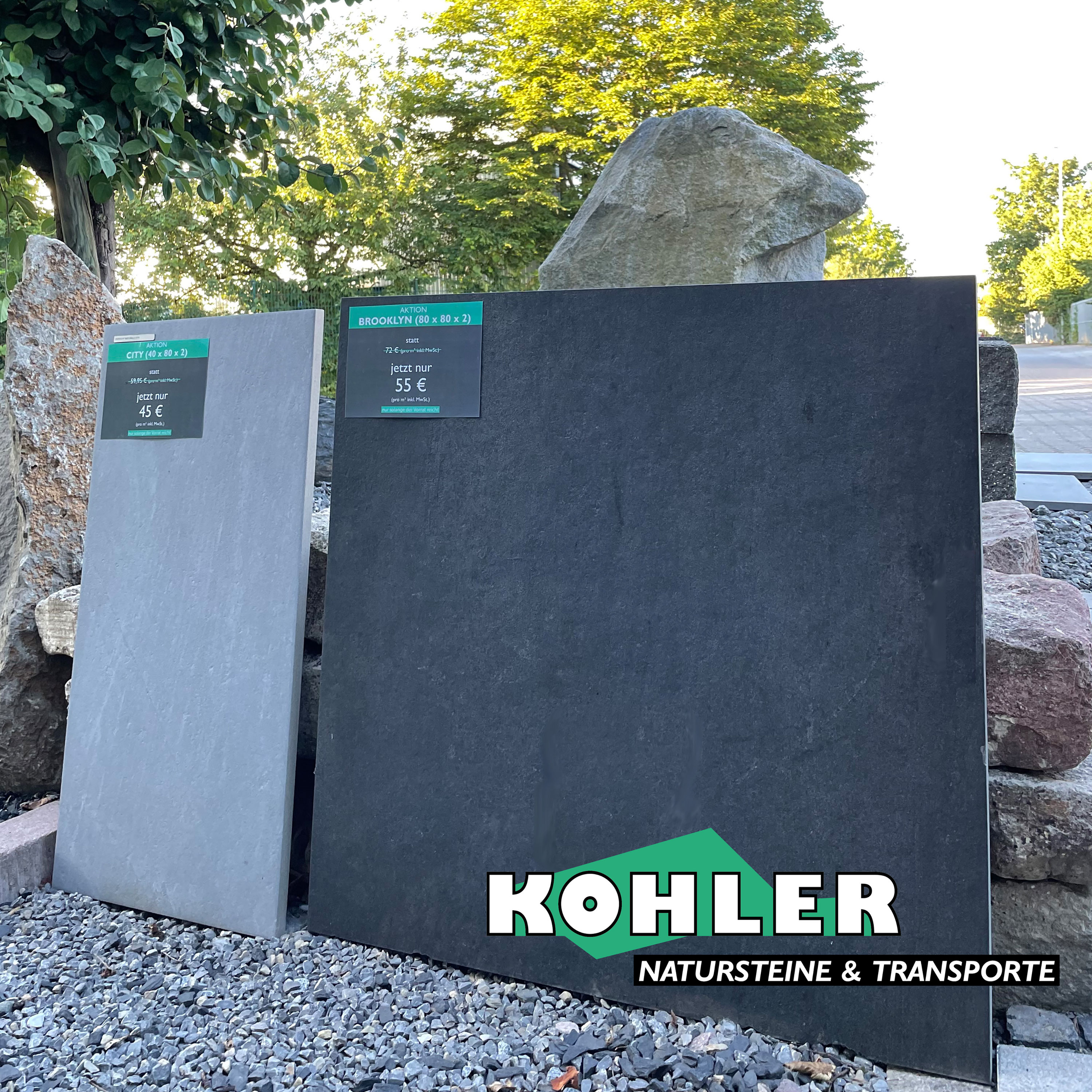 Neues Sommerangebot Keramikplatten - Natursteine Kohler in der Pfalz