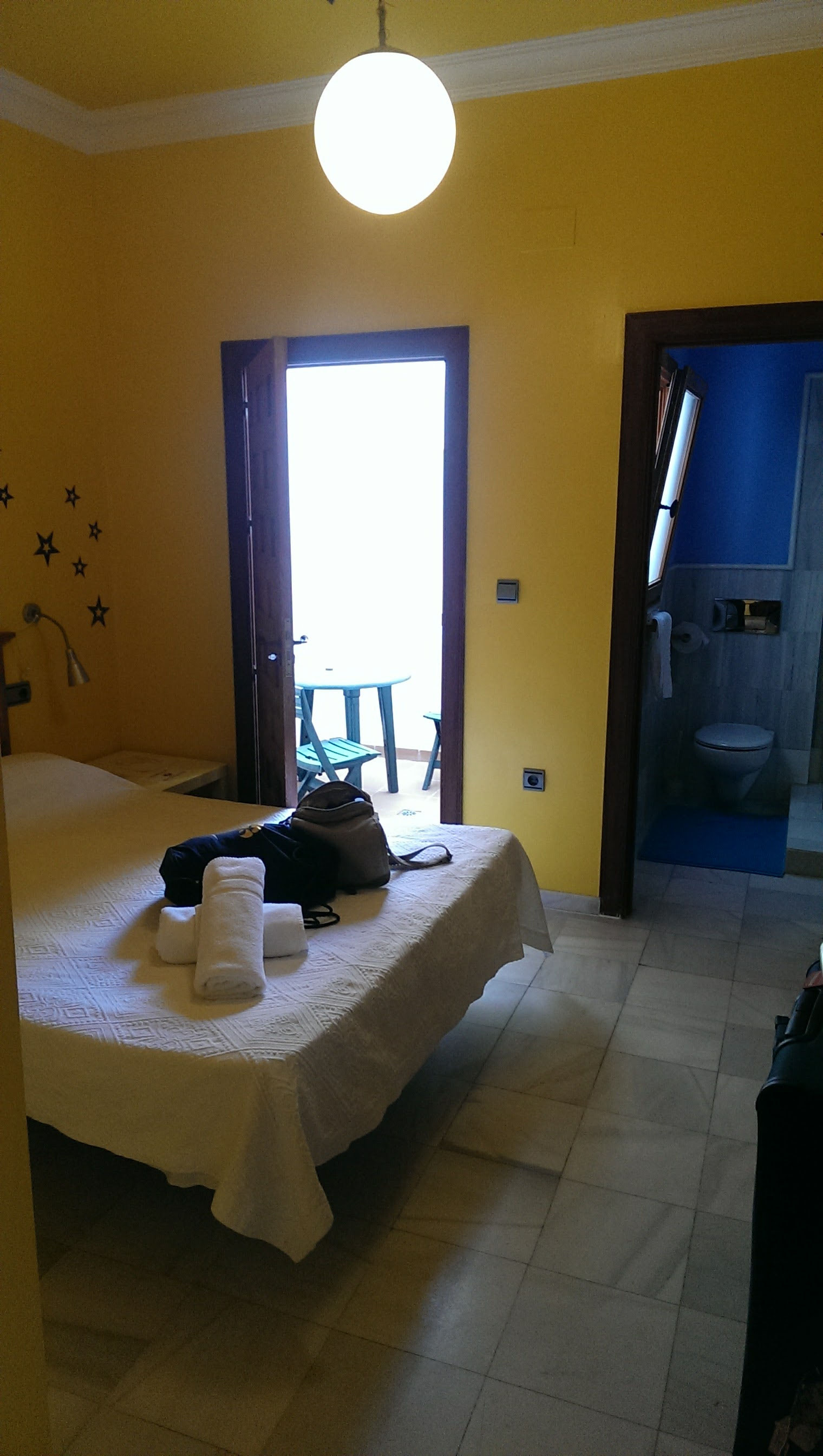 The difference between a shared room from AirBnB and staying in a Hostel. Mishel