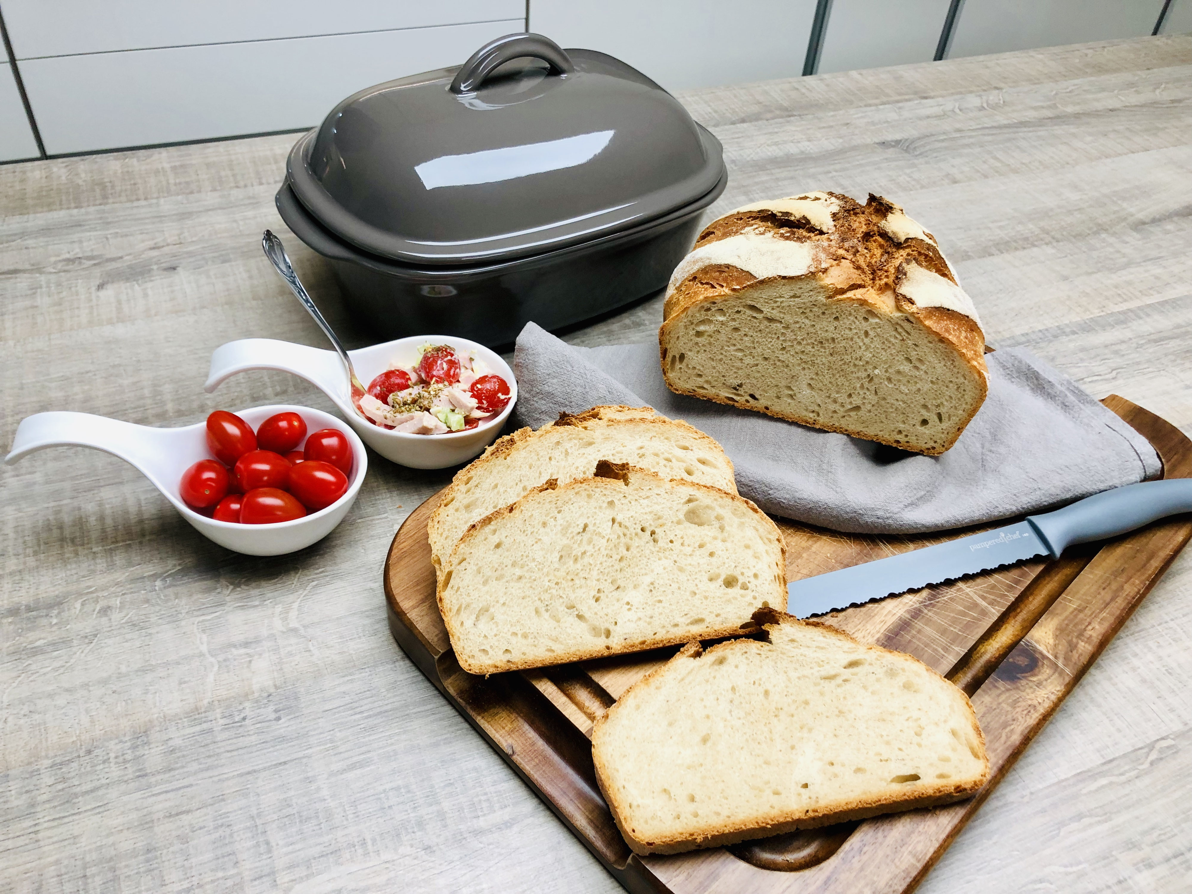 Landbrot selbst gebacken im Ofenmeister von
