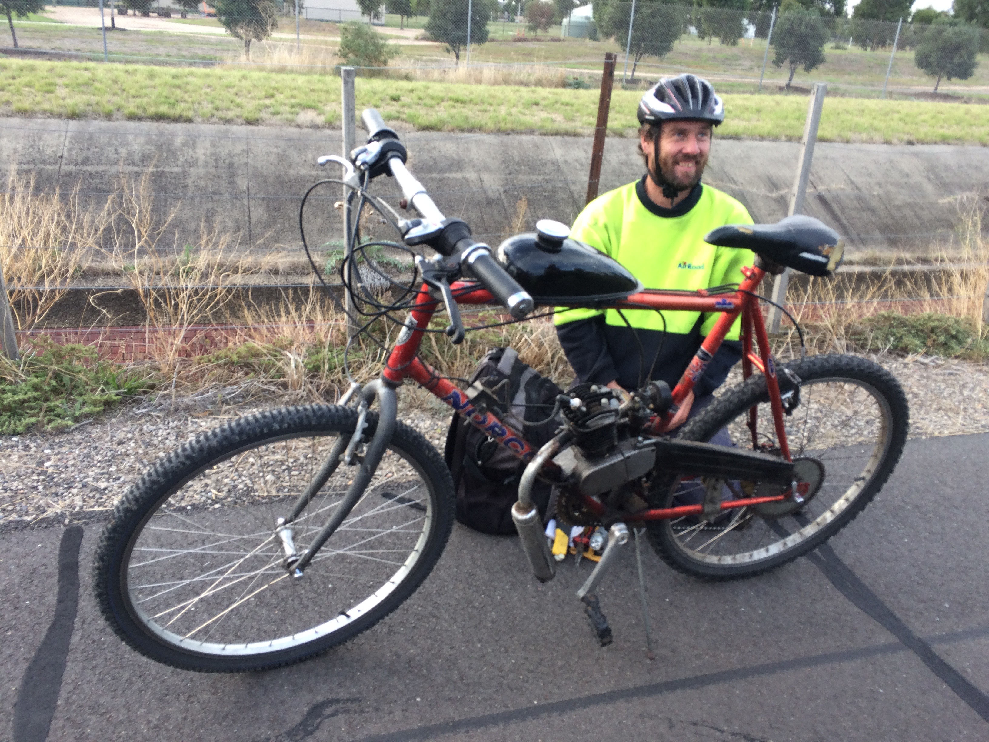 原動 付 自転車