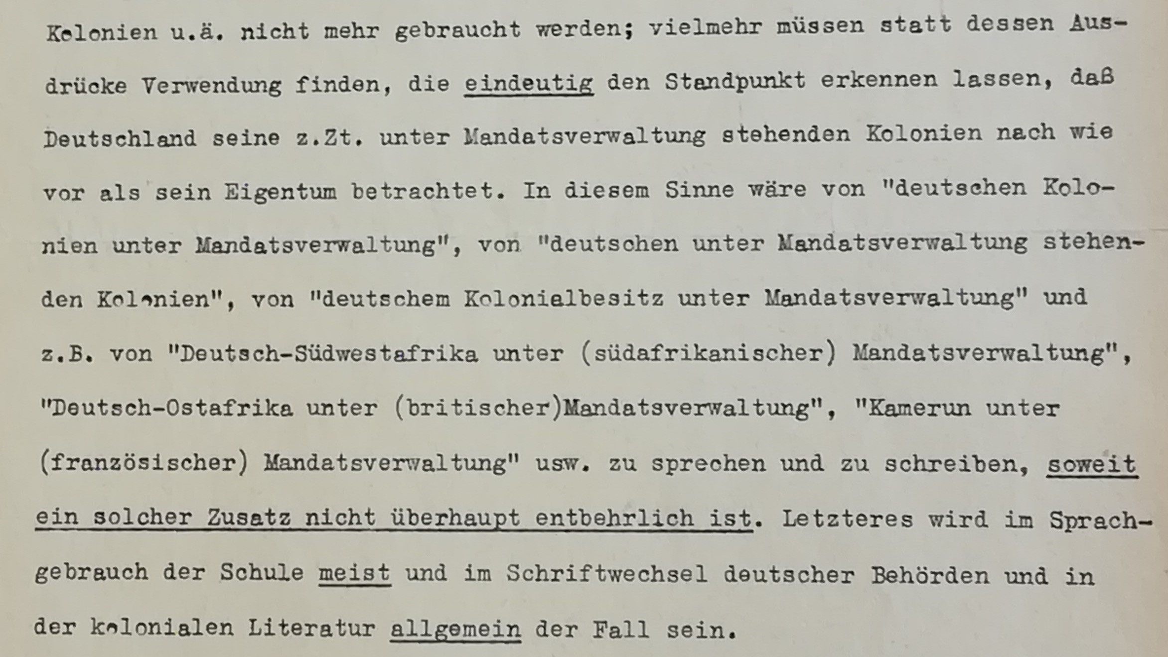 Blog Koloniales hierzulande - Historischer Augenblick