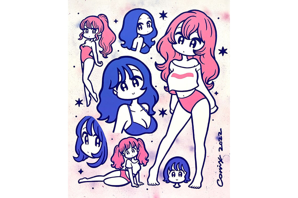 直筆サイン・イラスト入り】◇ 『girls. - conix Illustration