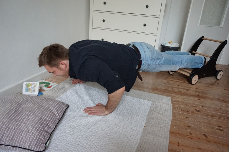 Dad-Challenge: 100 Liegestütze pro Tag - fit trotz Family