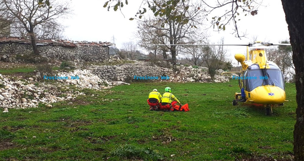 Escursionista Cade e Batte la Testa frosinone web