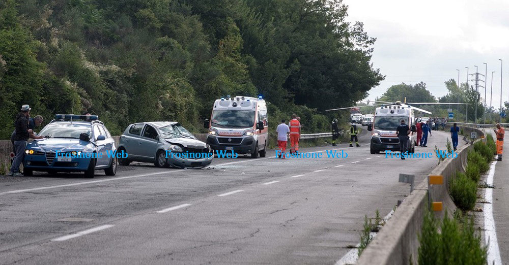 Incidente sulla Superstrada frosinone web