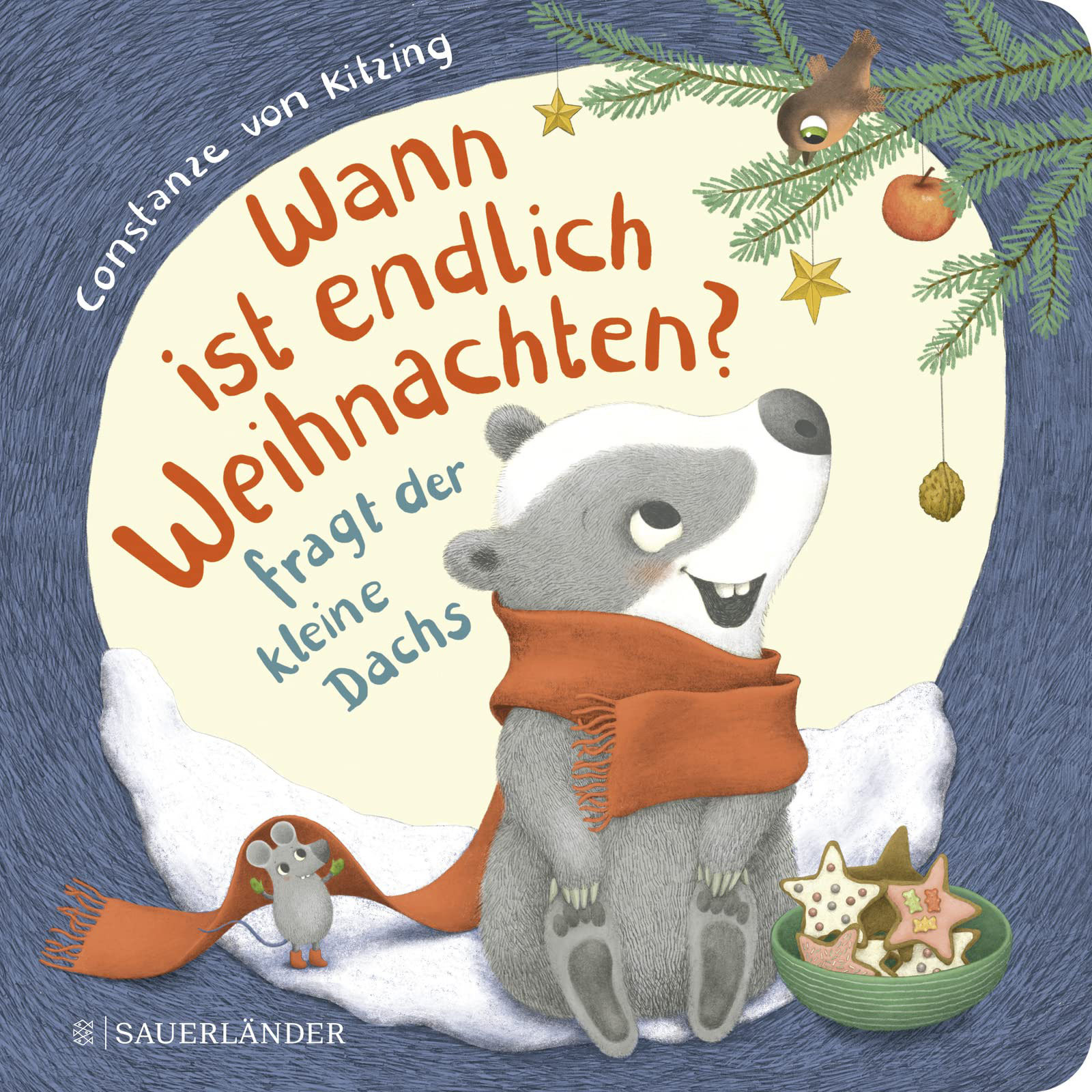 „Wann ist endlich Weihnachten? fragt der kleine Dachs“ von Constanze