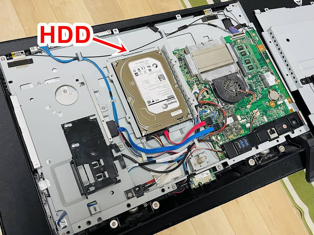 土岐市のお客様より富士通 一体型パソコン Esprimo Fh56 Rd Fmvf56rdg Ssd換装 メモリ増設を行わせて頂きました パソコンサポートとき 土岐市 多治見市 瑞浪市のパソコン修理専門サービス