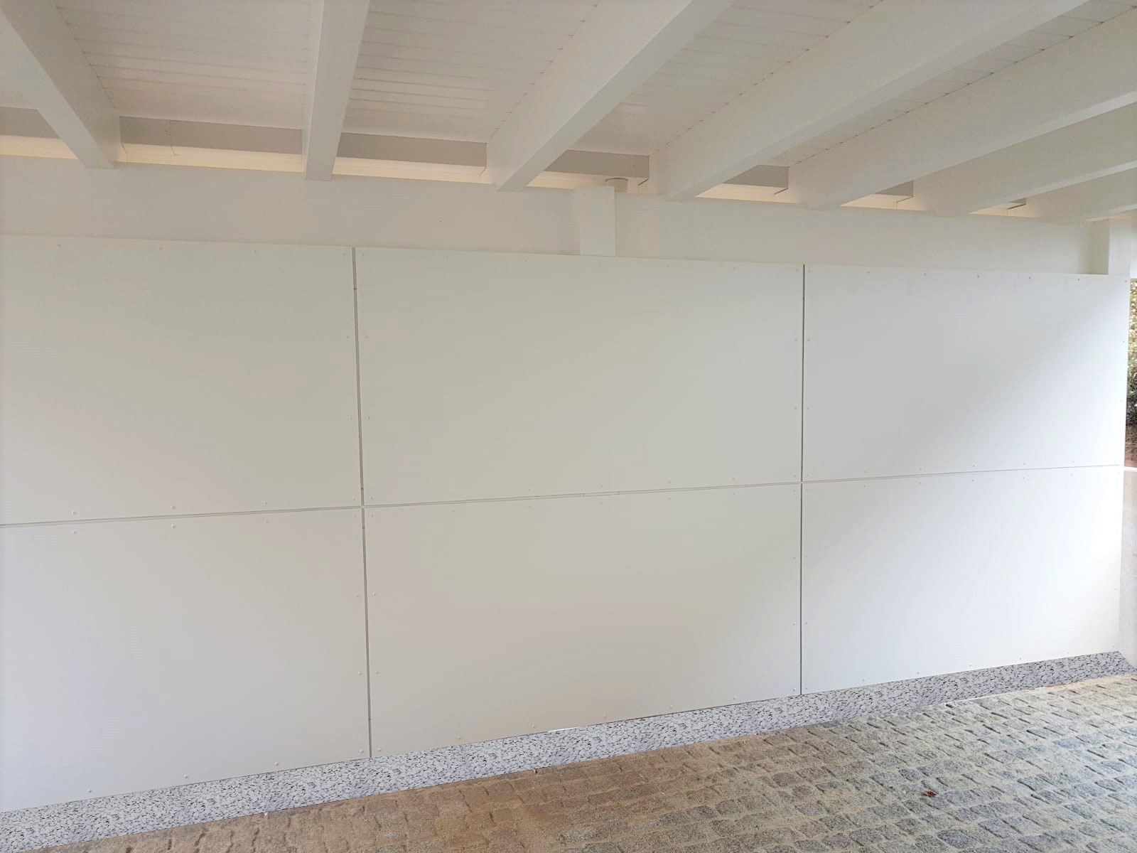 Wandverkleidung Mit HPL Platten Solarcarporte
