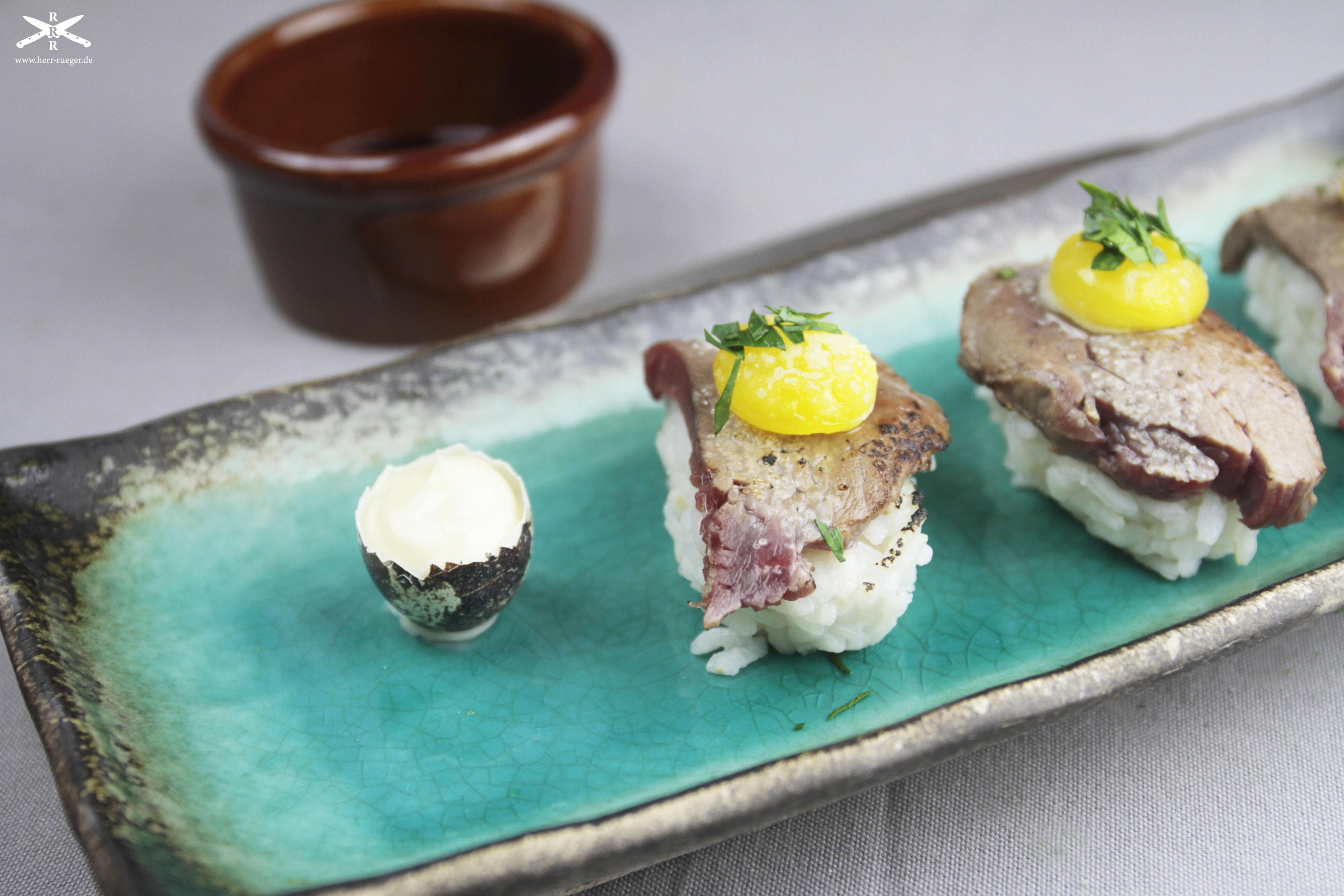 [Special] Quick and Dirty 7 BeefNigiri. Bei Herr Rüger