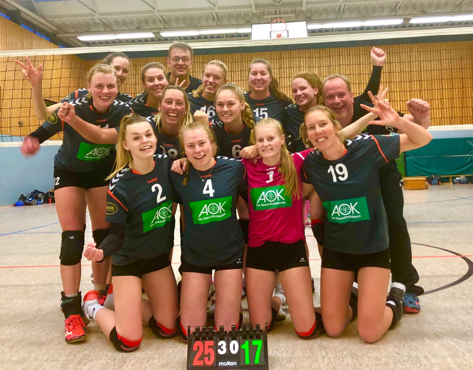 Drei Punkte zum dritten Advent Volleyball Bremen 1860