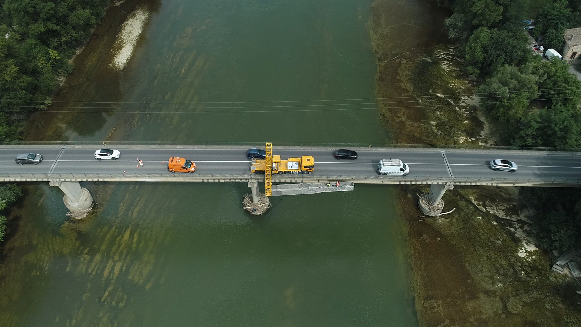 LE PONT DE GAGNAC-SUR-GARONNE UNE MENACE ? - Drone Sud Toulouse