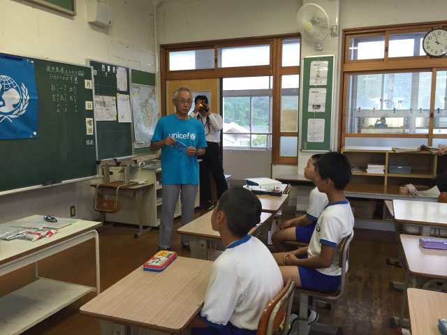 指宿市立池田小学校に出前授業で行きました 鹿児島県ユニセフ協会