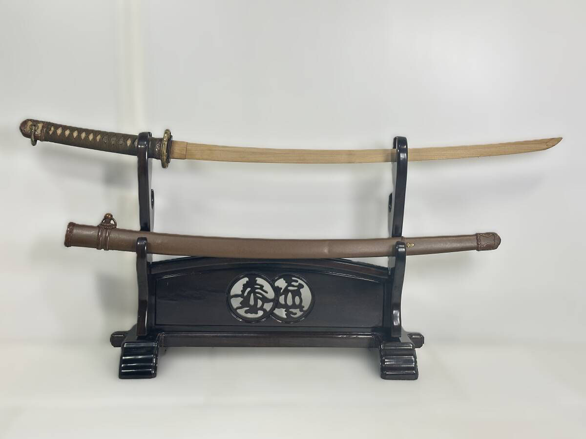 休日限定 模造刀】旧日本軍 日本刀 約：全長95㎝・刃長71㎝・柄24 竹光 工芸品