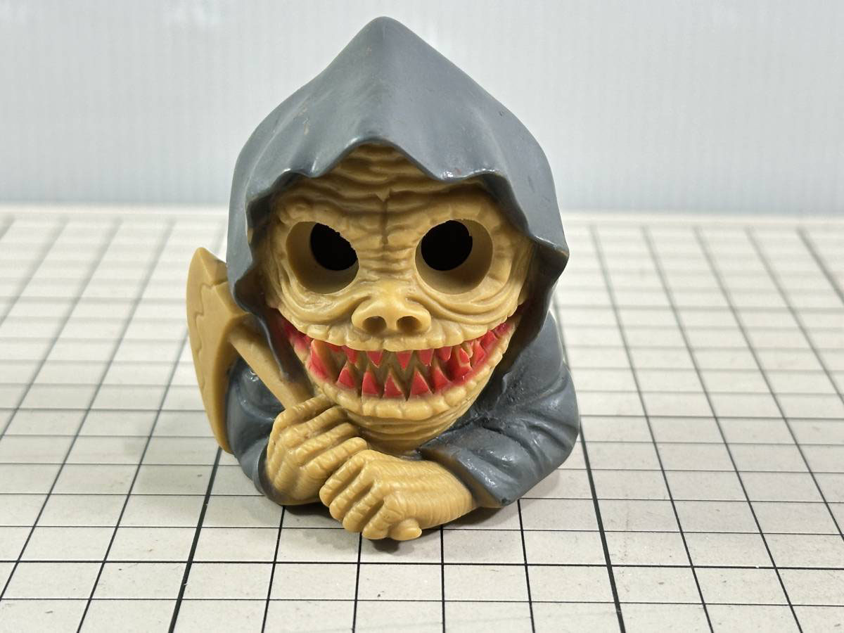昭和レトロ｜指人形｜ソフビ】BANDAI マッド博士 恐怖の実験室