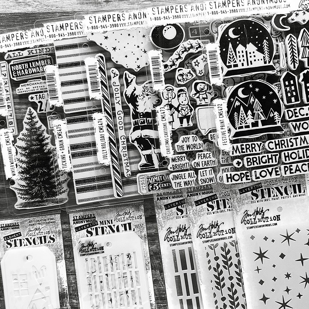 TIM HOLTZ & STAMPERS ANONYMOUS CHRISTMAS 2023 LUISE HEINZL JUNK