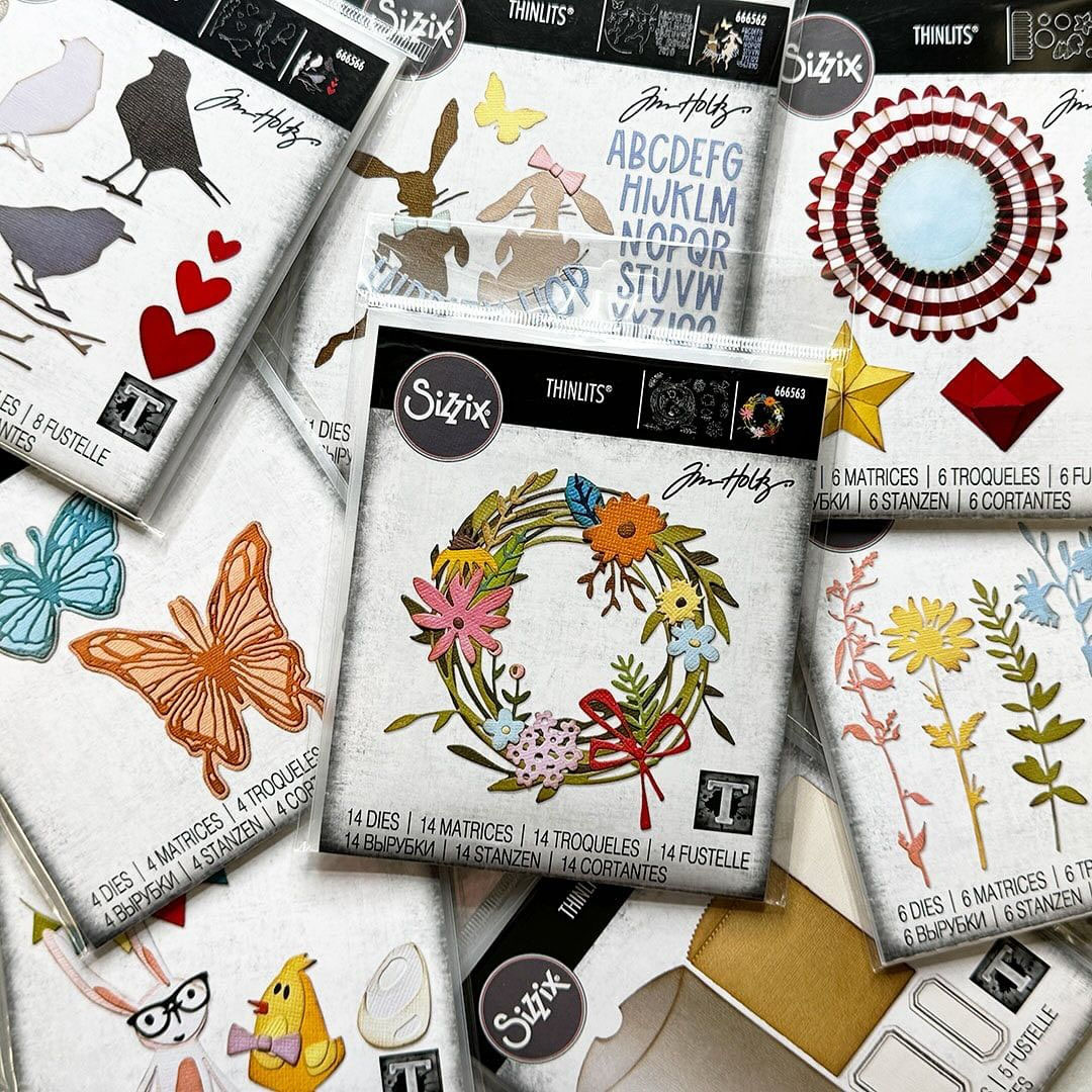 TIM HOLTZ & SIZZIX VAULT COLLECTION 2024 LUISE HEINZL JUNK JOURNAL ART
