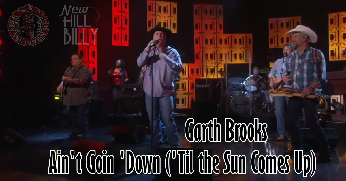 garth brooks performs ain t going down til the sun nashville number chart app