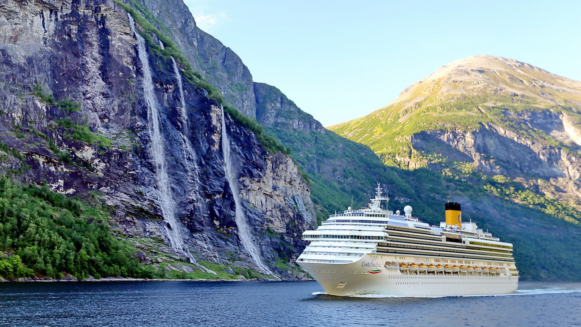 Norway Places Views 4 Seven Sisters Waterfalls Mark