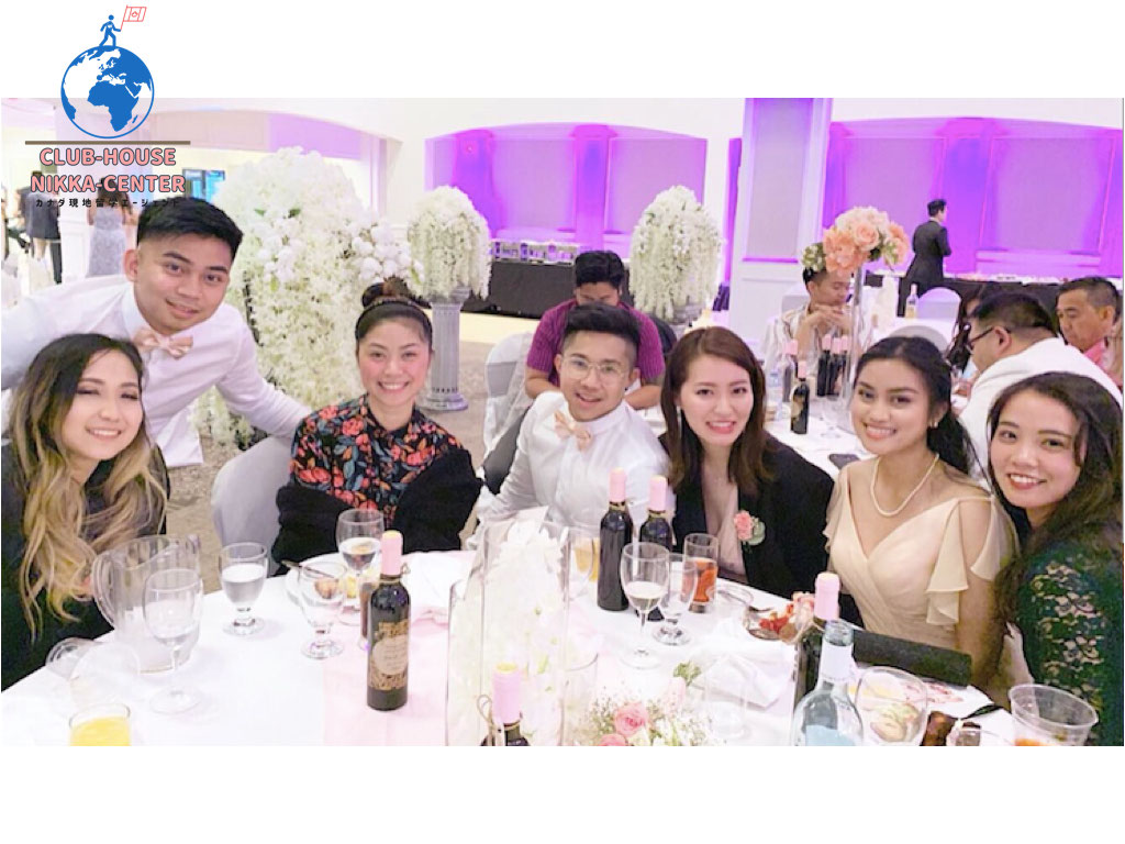 カナダの結婚式 クラブハウス 日加センター