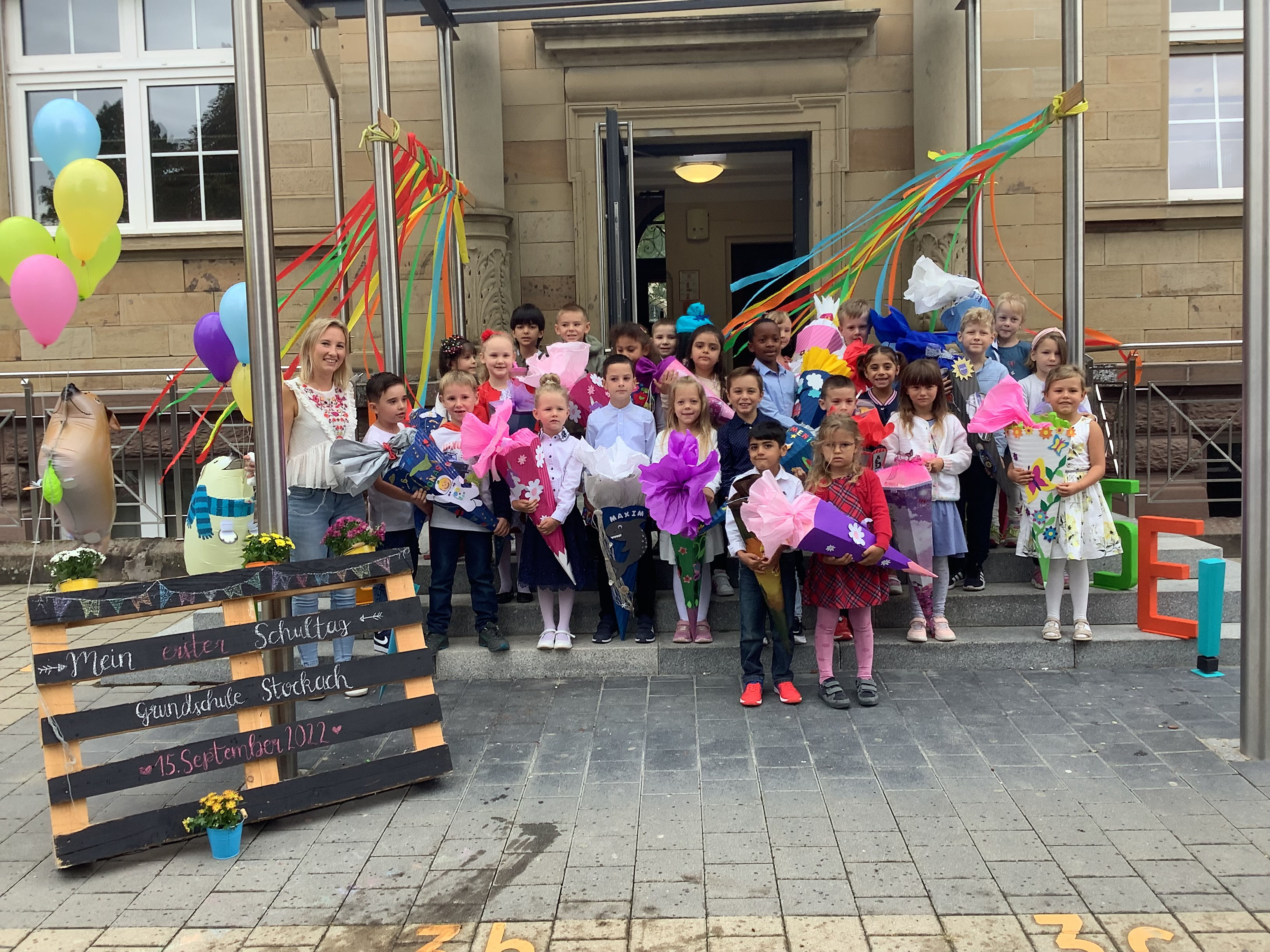 Unsere Neuen Erstkl ssler Sind Da Grundschule Stockach