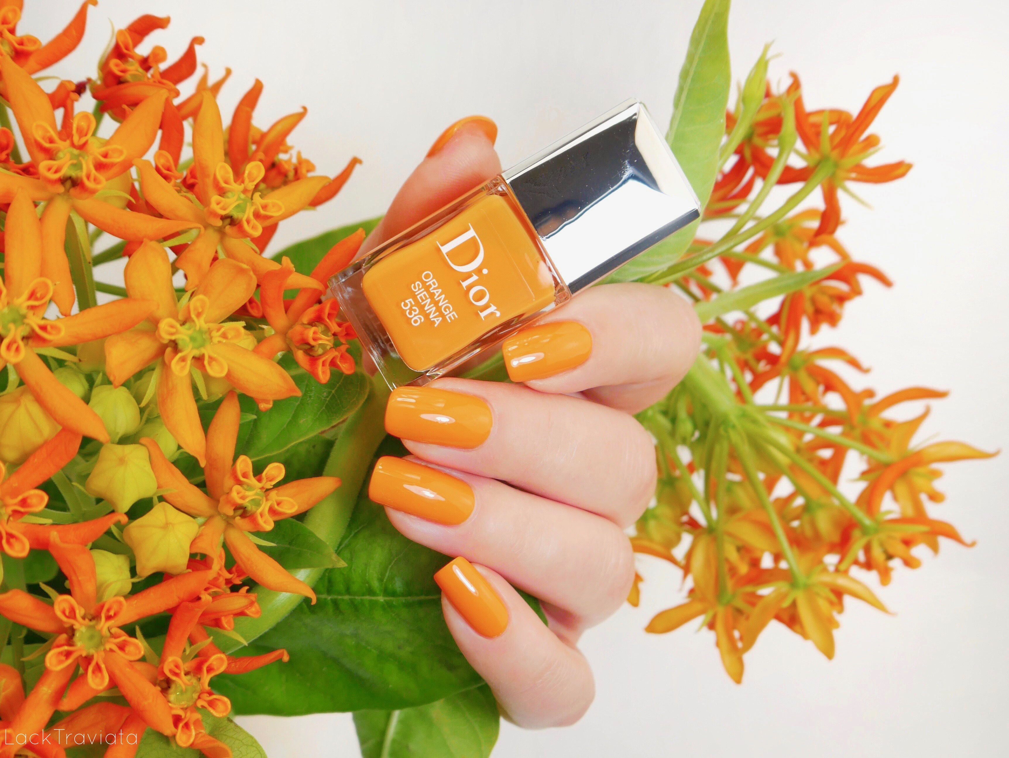 Dior ORANGE SIENNA 536 Dior Wild Earth Collection Summer 2019 LackTraviata Nagellack Liebe