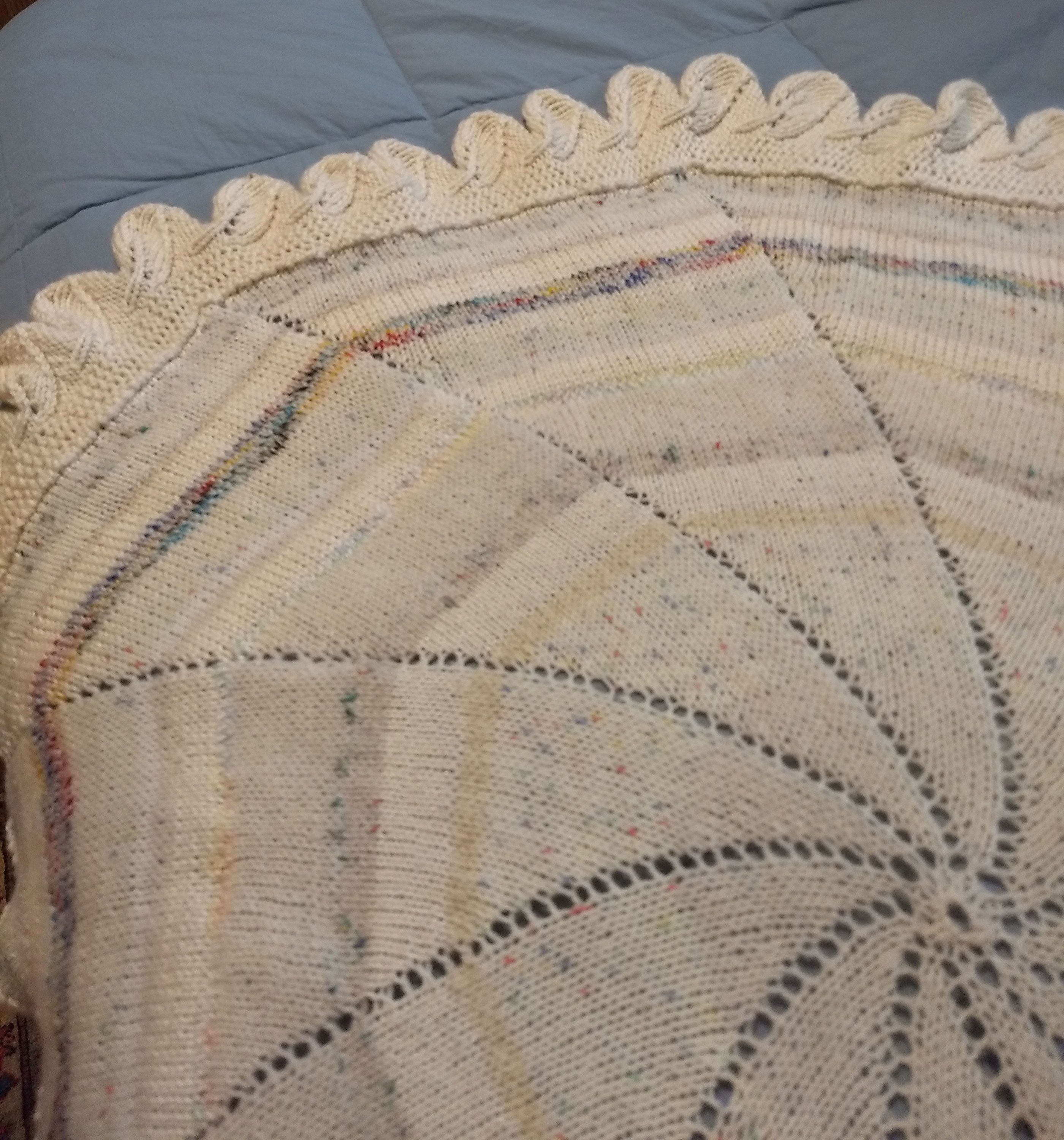 Knitted Pinwheel Blanket cinmoore