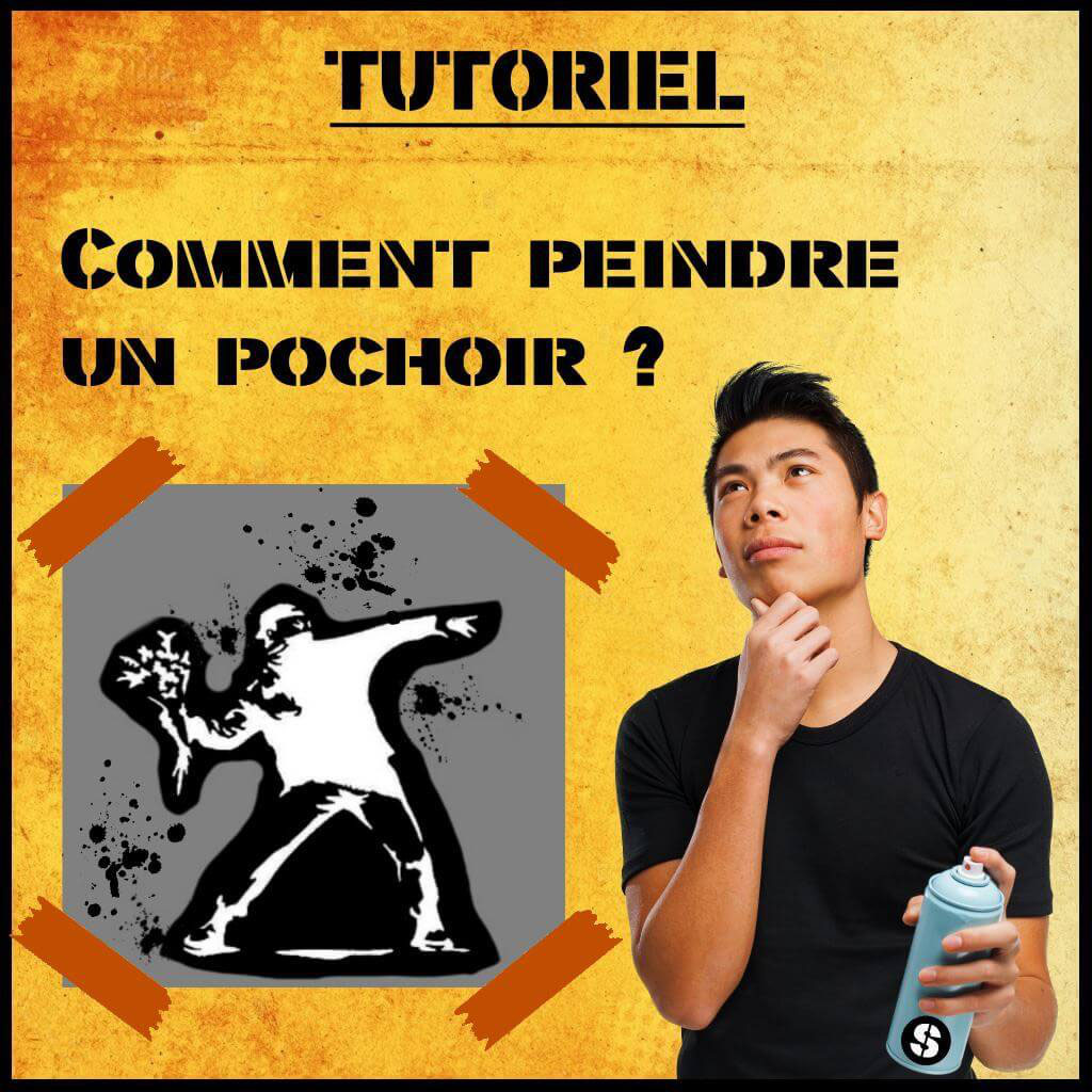 Comment peindre au pochoir ? tutoriel (bombe peinture ...