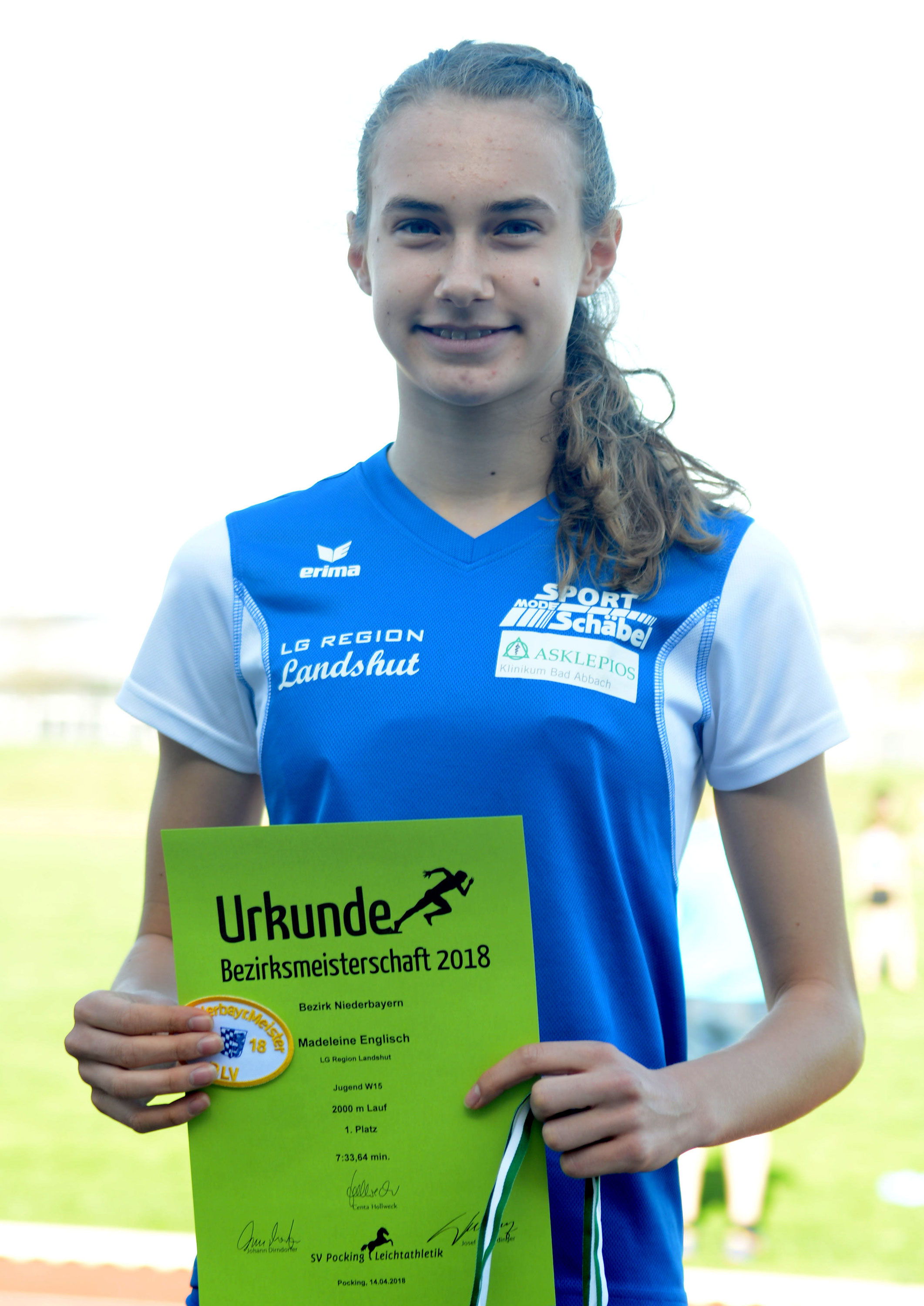 Madeleine Englisch Ist Niederbayerische Meisterin Uber 2000m Offizielle Website Der Lg Region Landshut