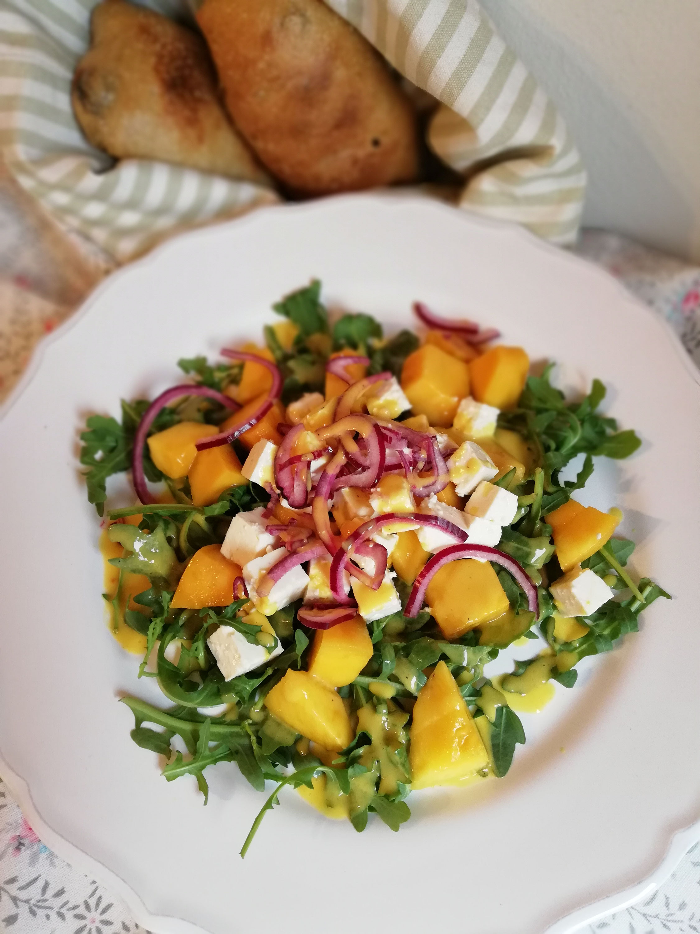 MangoSalat mit Feta LelaLecker die Küchenfee aus Hohenlohe