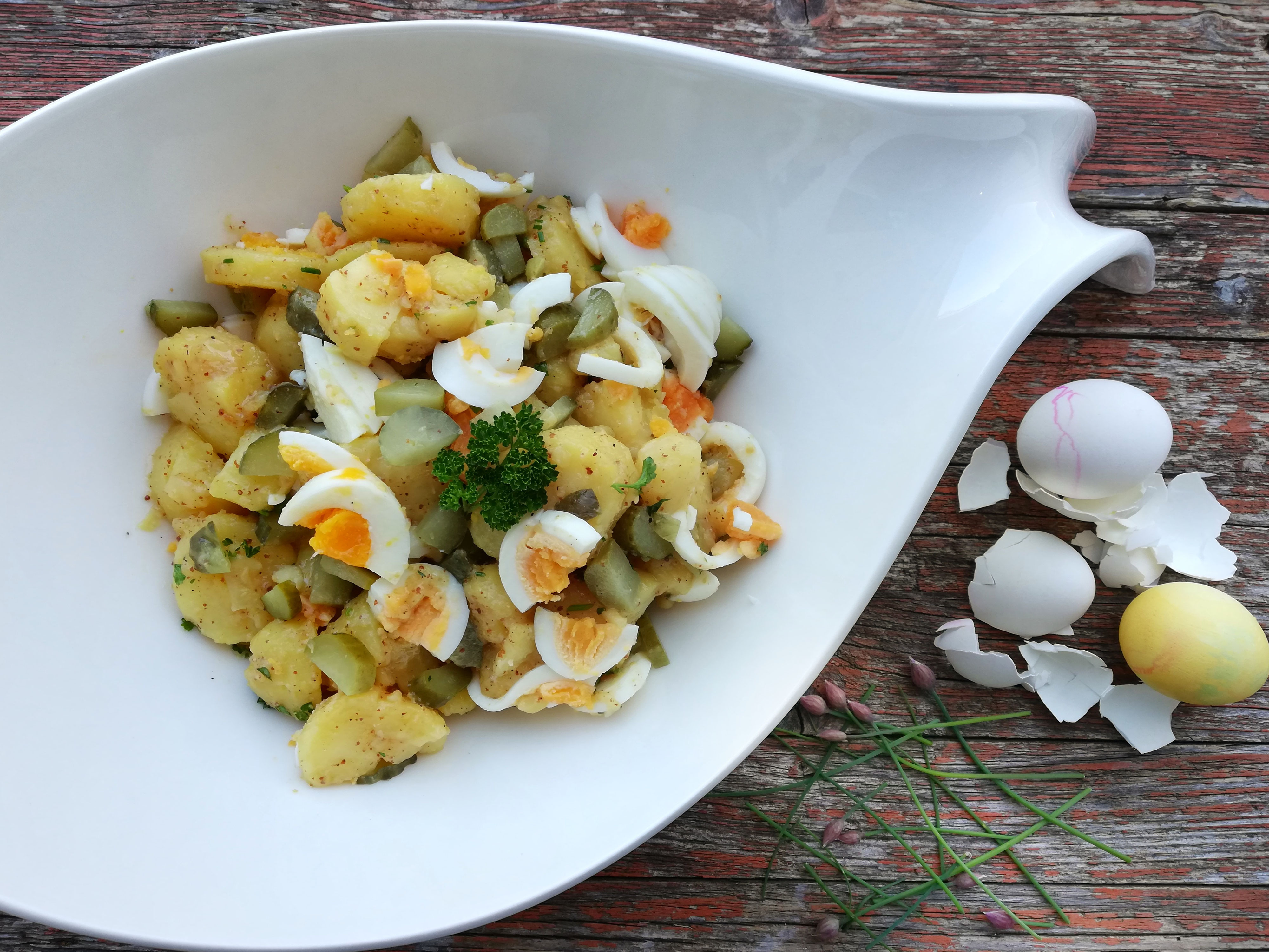 Warmer Kartoffelsalat Mit Senf Vinaigrette - Rezepte Suchen