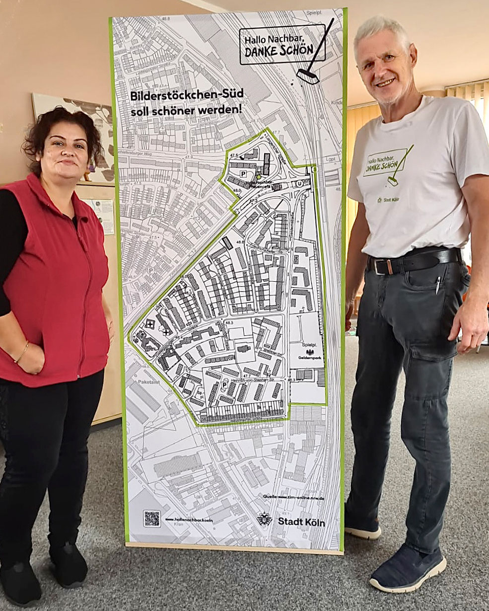 SIBEL UND ROLAND HABEN EINE FRAGE AN DIE NACHBARN Hallo Nachbar 