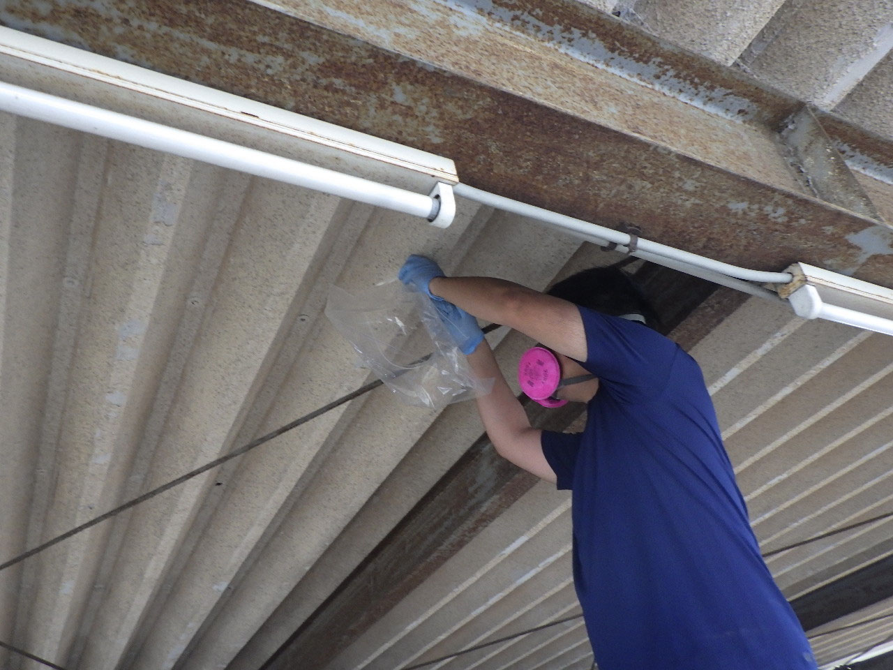 折板屋根裏断熱材のレアフォーム断熱材 レベル2建材 有限会社三井シーズテック 山梨のアスベスト調査 アスベスト分析機関