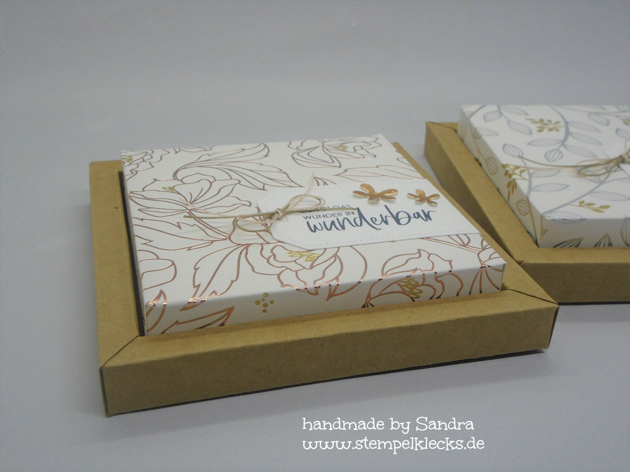 Lindt Rahmenbox Stempeln, Stanzen und Basteln mit Stampin' Up!