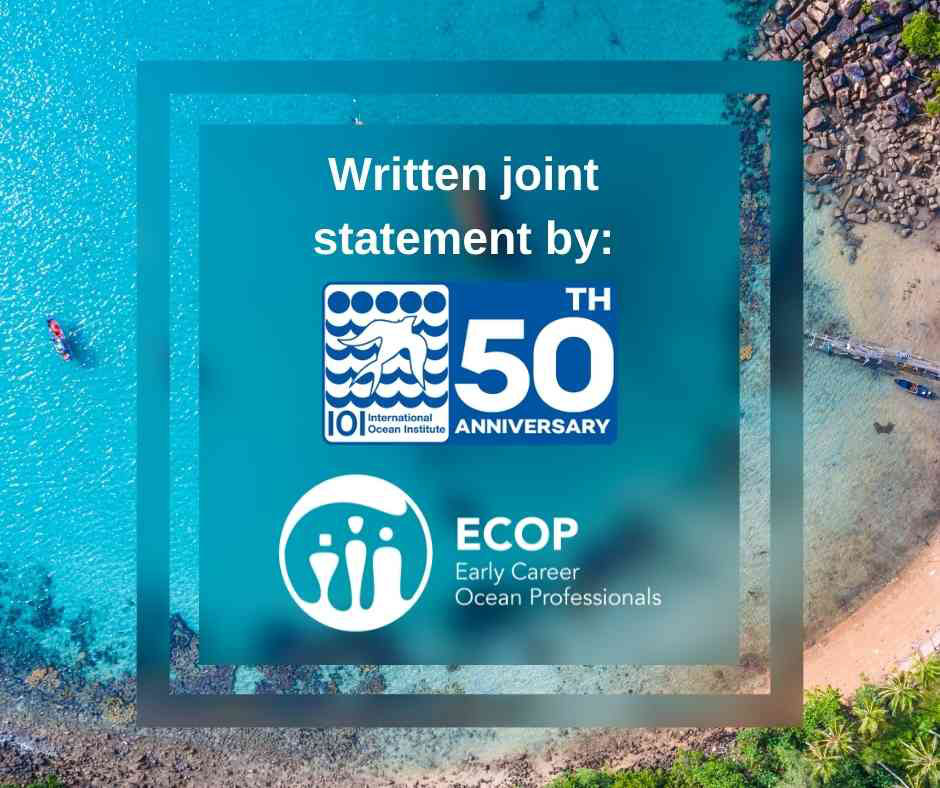 Written Statement submitted jointly to the 2022 UN Ocean Conference by