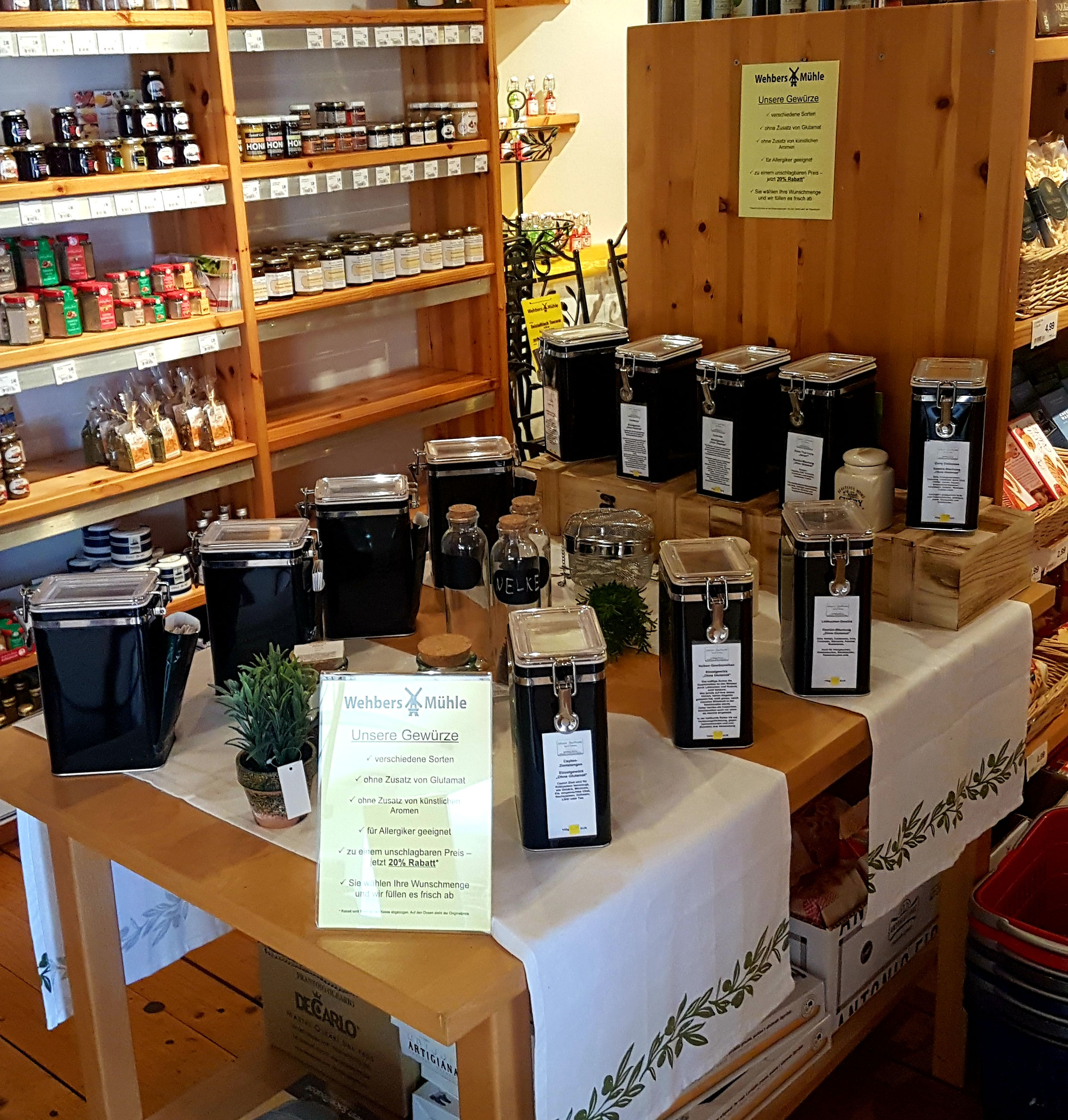 Unsere Gewürze - Wehbers Mühle Himmelpforten nahe Stade