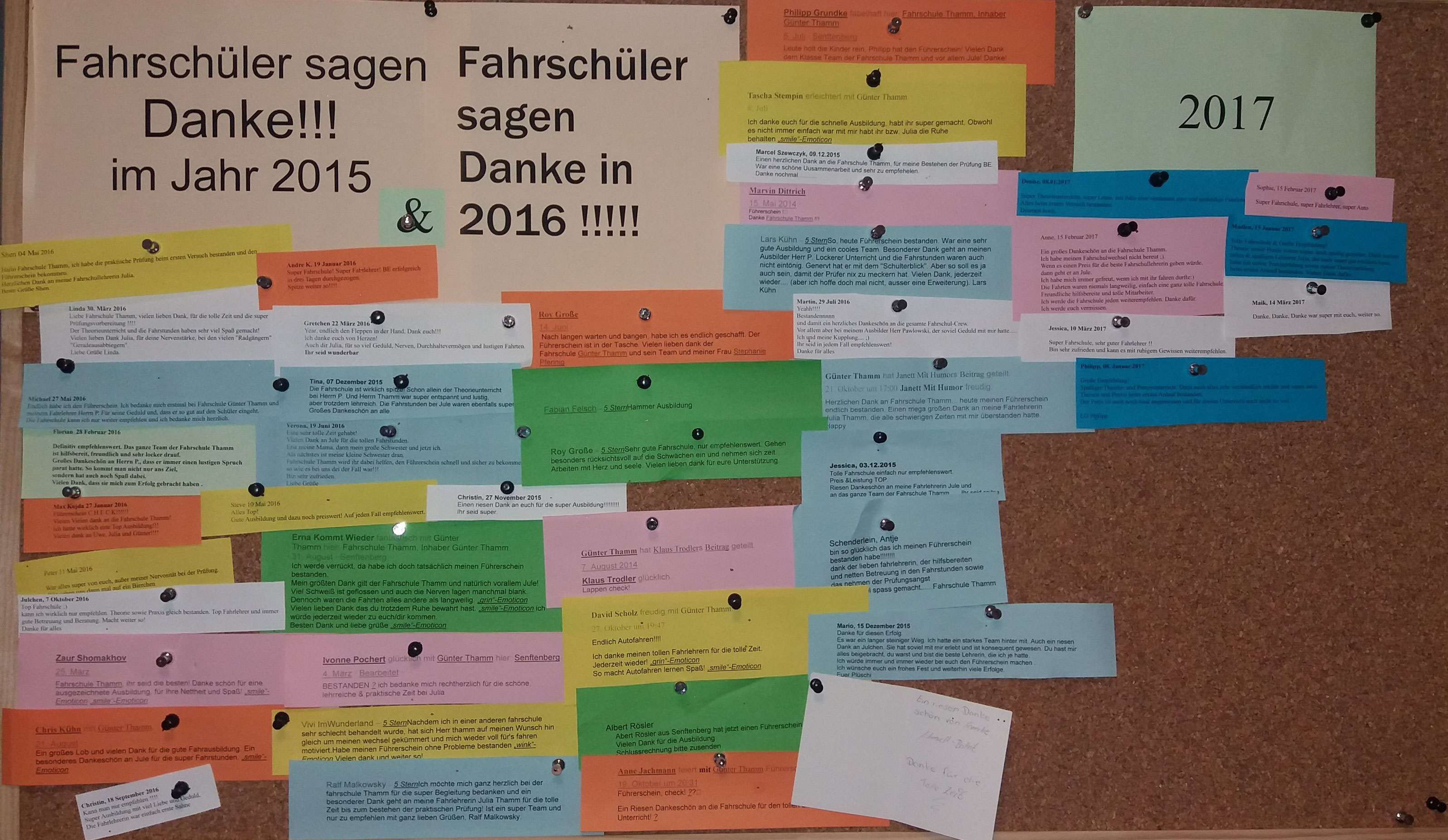 Fahrschuler Sagen Danke Fahrschule Thamm Senftenberg