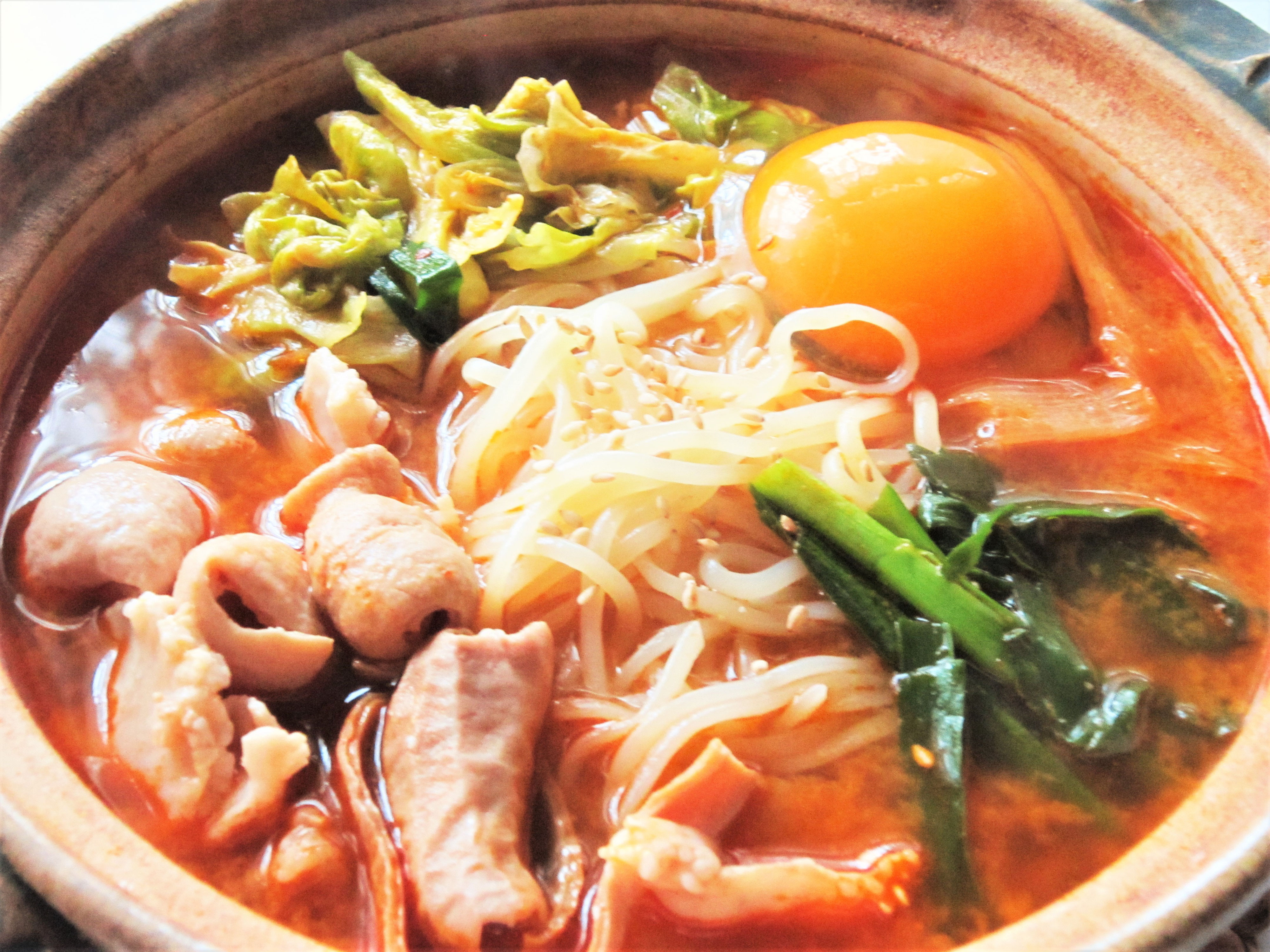 毎日冷麺　34日目　ホルモン温麺