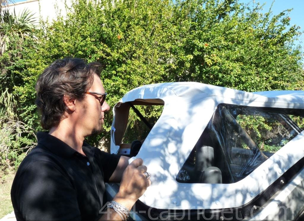 L'installation de la capote Suzuki Jimny - 4x4-cabriolet.com, capote et