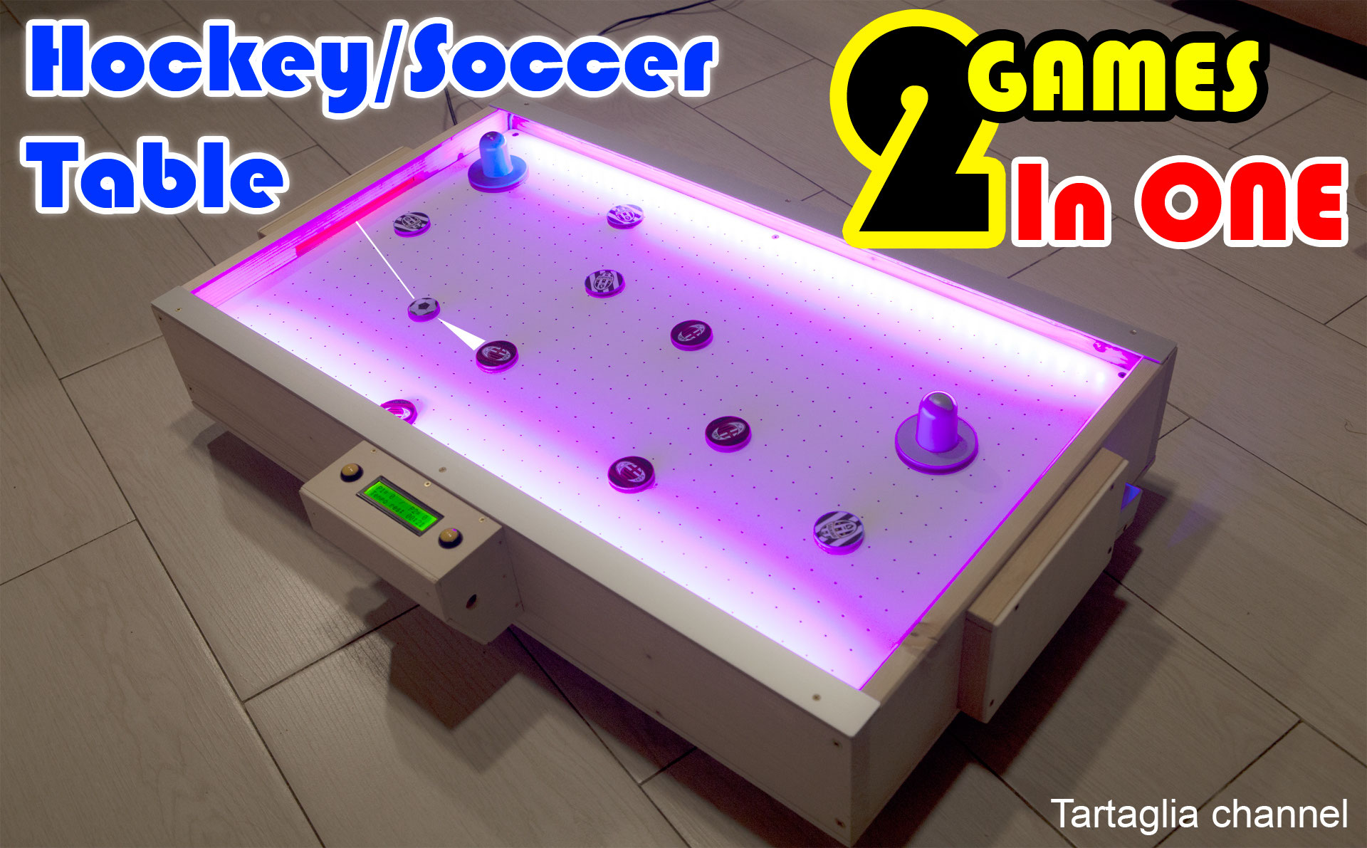 Youtube Air Hockey Soccer Table Fai Da Te Labdomotic